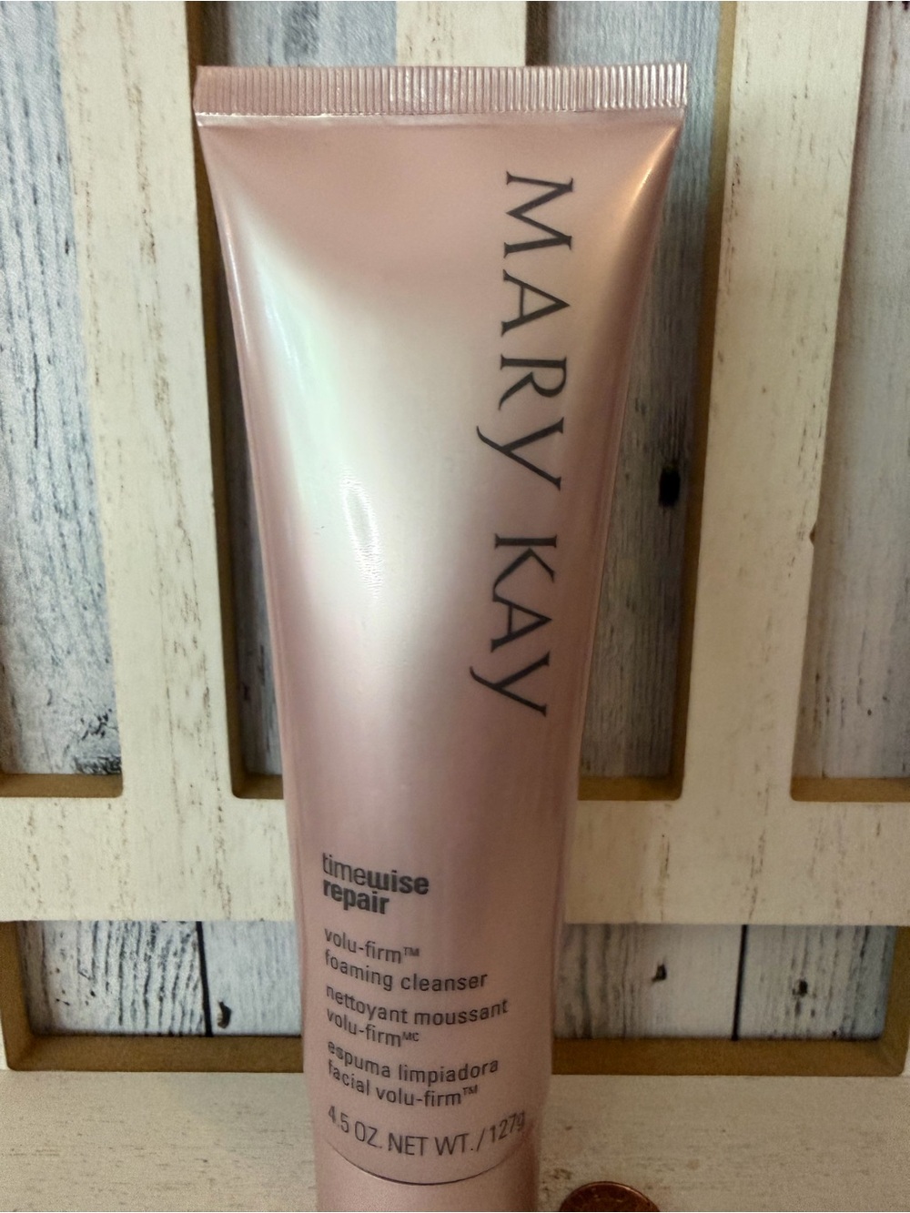 Mary Kay TimeWise Repair Volu-Firm Foaming Cleanser 4.5 oz Full Size New - Picture 3 of 4